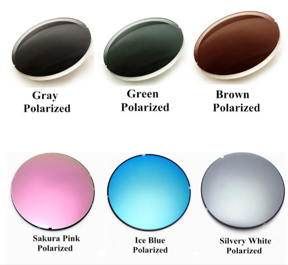 Black Mask Single Vision Myopic Polarized Sunglass Lenses Lenses Black Mask Lenses   