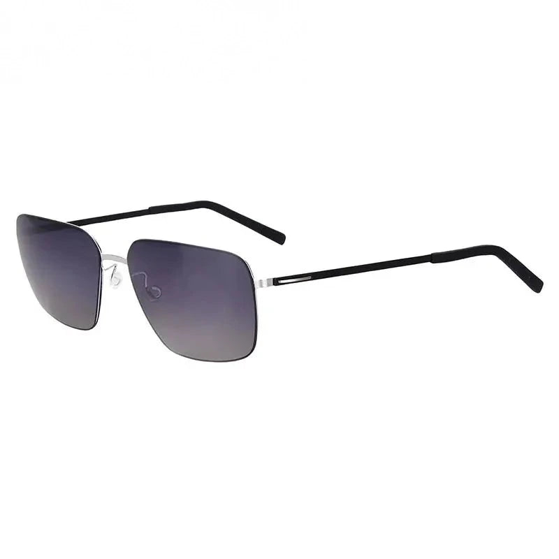 Bobbie 800131 Men’s Screwless Full Rim Square Titanium Sunglasses - 004 / China Mainland / 600D radian