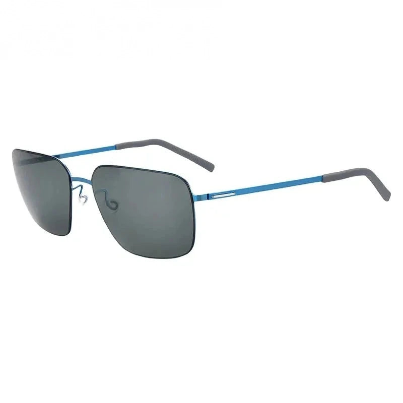 Bobbie 800131 Men’s Screwless Full Rim Square Titanium Sunglasses - 008 / China Mainland / 600D radian