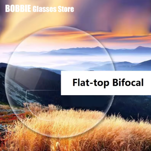 Bobbie Round Top & Flat Top Bifocal Clear Lenses