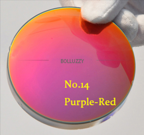 Bolluzzy Progressive Polarized Lenses Lenses Bolluzzy Lenses 1.61 Number 14 Purple-Red 