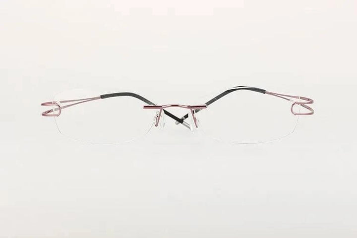 Brightzone Unisex Rimless Square Titanium Eyeglasses 674022 - Size Chart