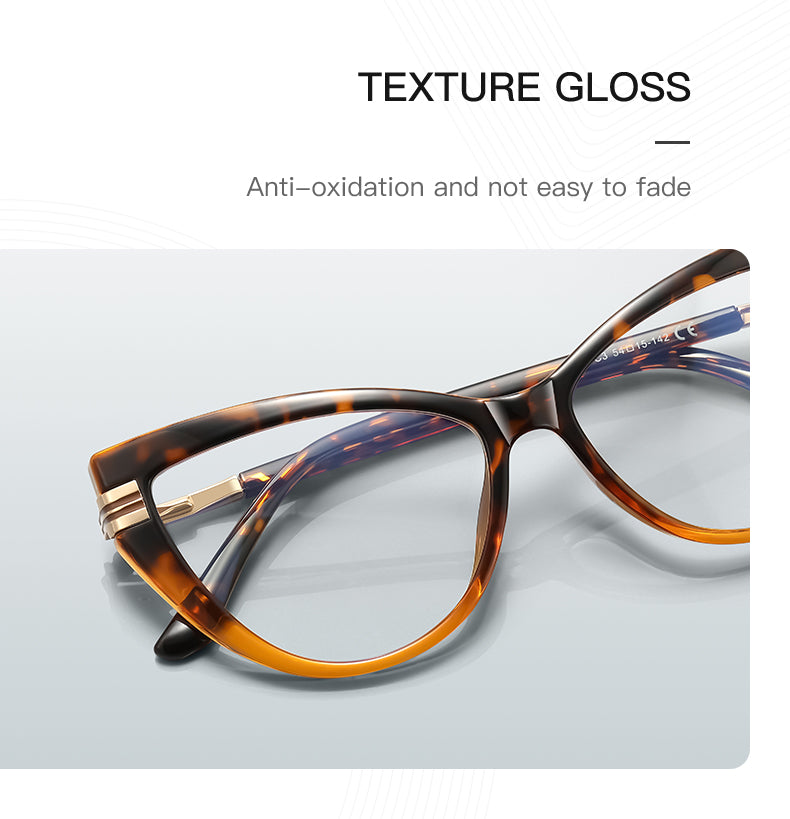 Vicky Womens Full Rim Cat Eye Tr 90 Alloy Reading Glasses 392264 — view 2 | Vicky at FuzWeb