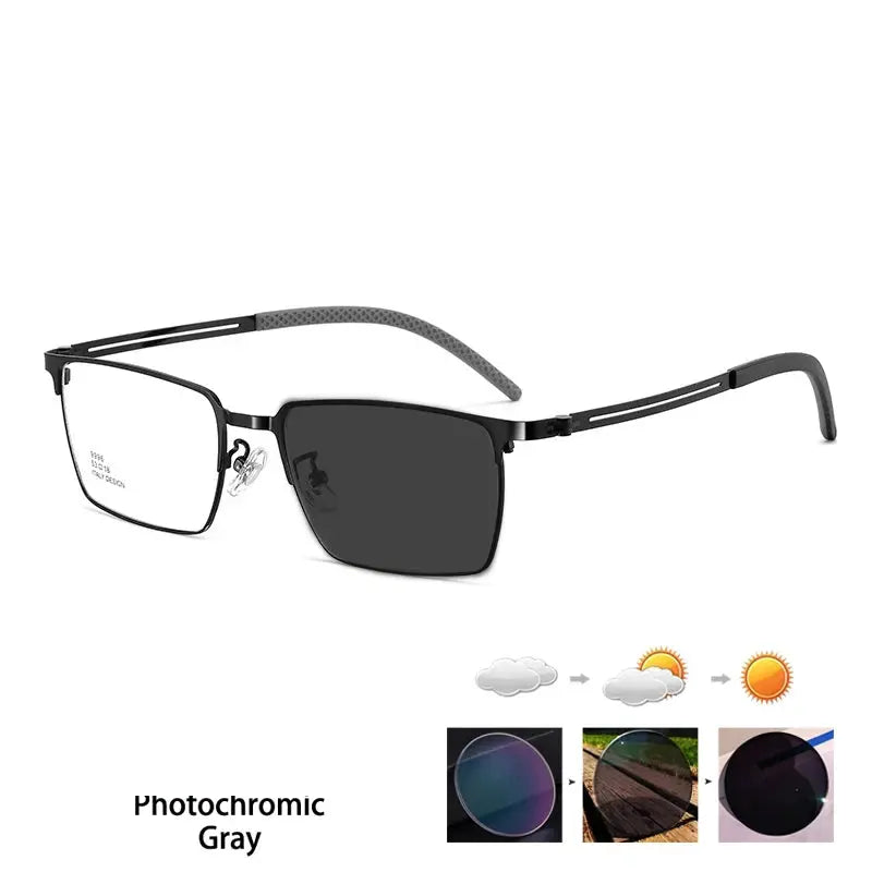 Kocolior Unisex Full Rim Polygon Square Alloy Reading Glasses 79996.