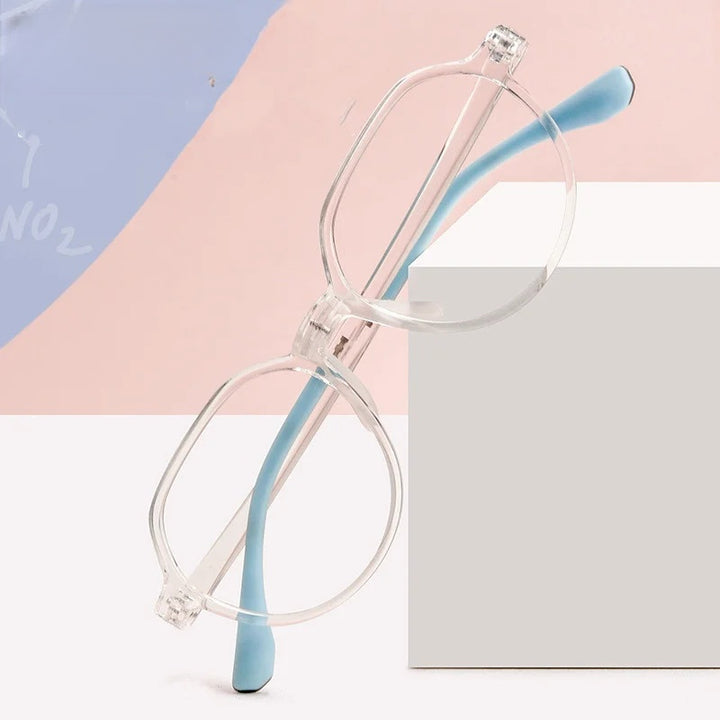 Chashma Unisex Childrens Full Rim Round Tr 90 Titanium Eyeglasses 2602 — view 10 | Chashma at FuzWeb