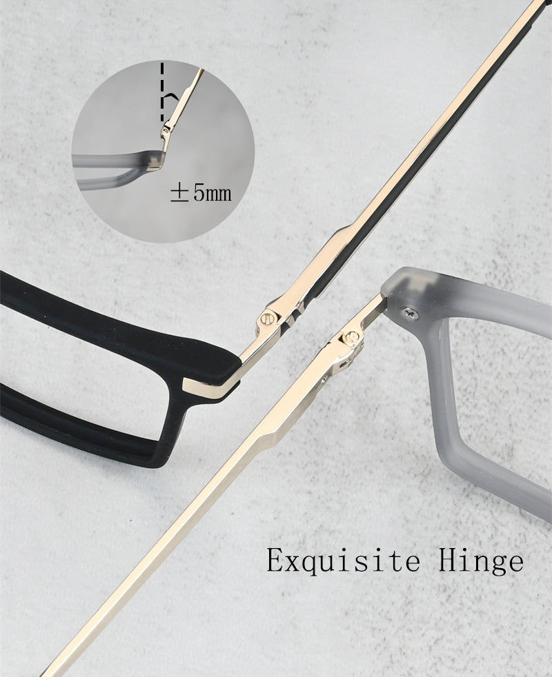 Kocolior Womens Full Rim Square TR 90 Alloy Photochromic Reading Glasses 726092 — view 1 | Kocolior at FuzWeb