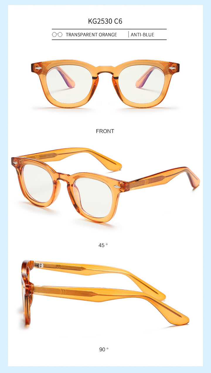Kocolior Unisex Full Rim Square Tr 90 Alloy Photochromic Reading Glasses 682530.
