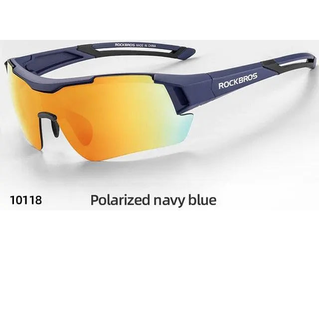 Rockbros Unisex Full Rim Rectangle Acetate Polarized Cycling Sunglasses 1000 Sunglasses RockBros