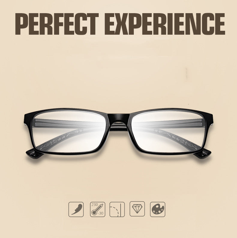 Yimaruili Unisex Full Rim TR 90 Resin Frame Customizable Lens Eyeglasses 6063 — view 1 | Yimaruili Eyeglasses at FuzWeb