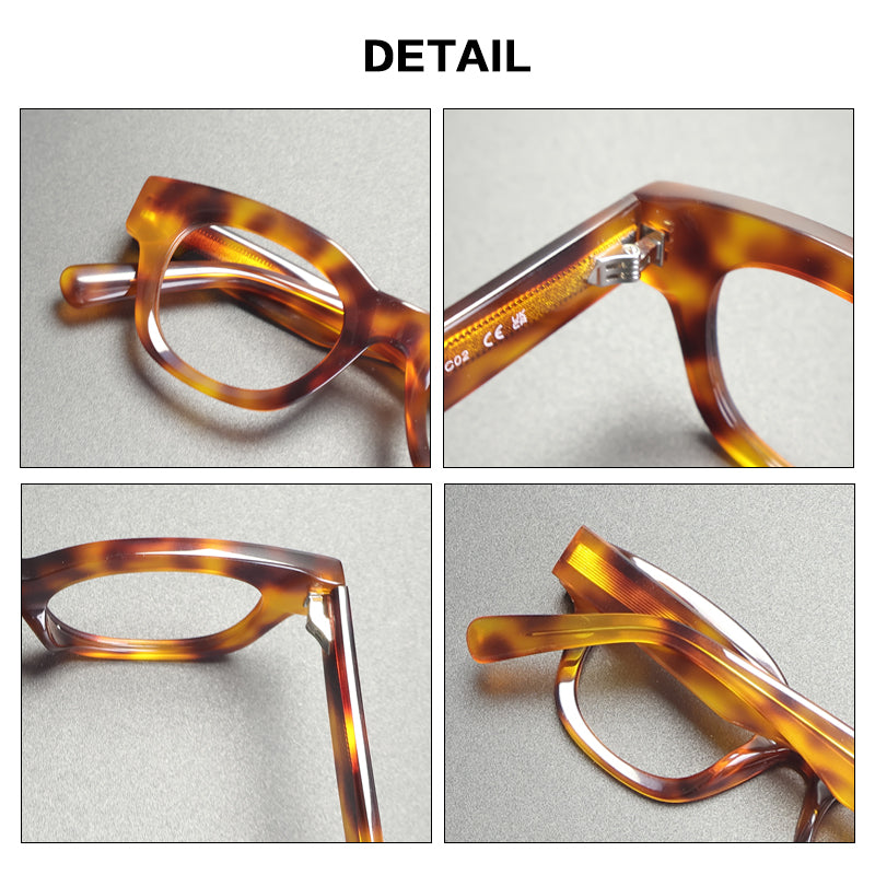 Gatenac Womens Full Rim Square Thick Acetate Reading Glasses G2400 — view 2 | Gatenac at FuzWeb