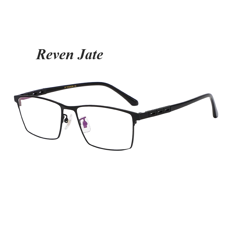 Reven Jate Women's Full Rim Square Titanium Eyeglasses 710914