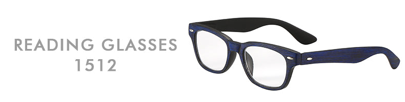 Meeshow Mens Full Rim Square Polycarbonate Reading Glasses 1512 — view 2 | Meeshow at FuzWeb