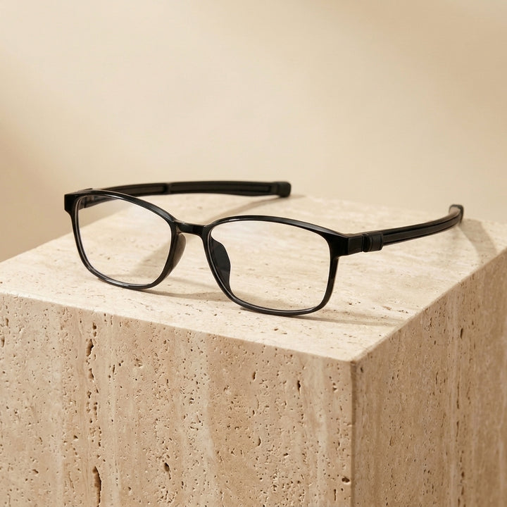Chashma Ottica Women TR90 Titanium Eyeglasses 22204 - Black