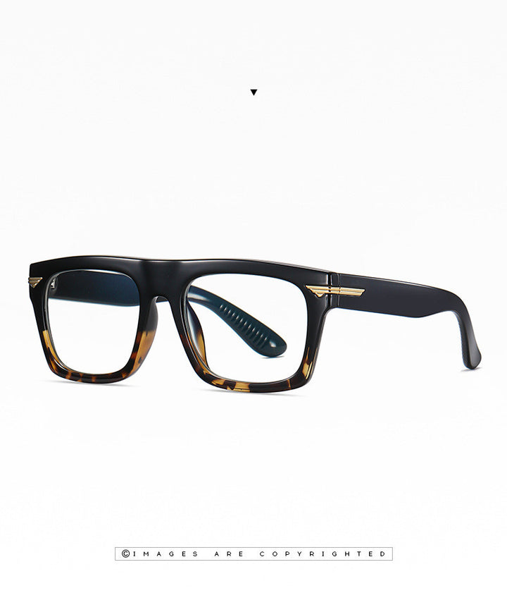 Kocolior Unisex Full Rim Square Acetate Hyperopic Reading Glasses 3394.