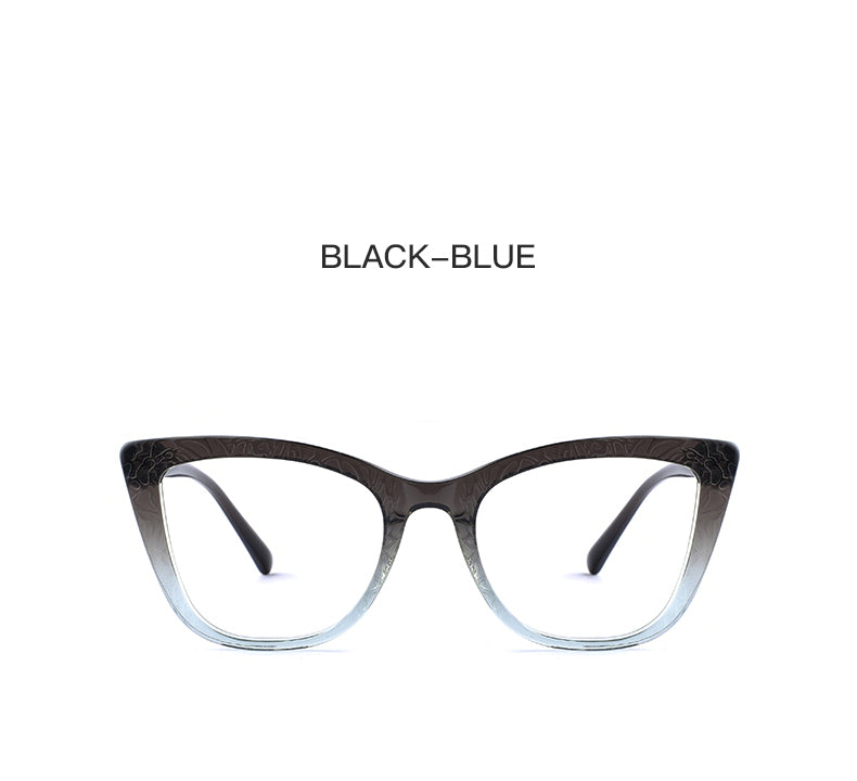Hotochki Womens Full Rim Cat Eye TR-90 Resin Acetate Frame Eyeglasses Z508 — view 17 | Hotochki at FuzWeb