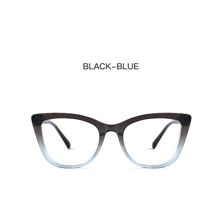 Hotochki Womens Full Rim Cat Eye TR-90 Resin Acetate Frame Eyeglasses Z508 — view 17 | Hotochki at FuzWeb