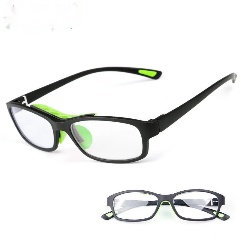 Chashma Ottica Unisex Full Rim Square Tr 90 Titanim Sport Goggle Eyeglasses 010.
