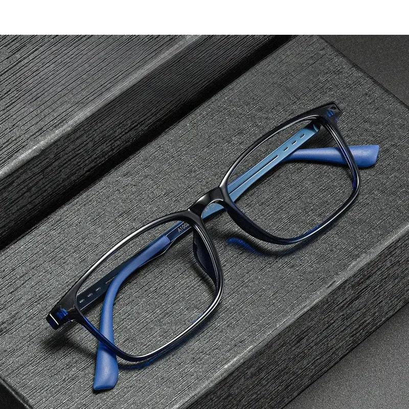 Hdcrafter Unisex Full Rim Rectangle Titanium Tr 90 Frames 100200 FuzWeb