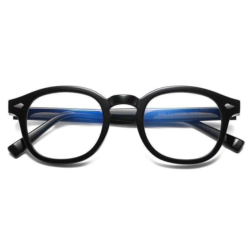 Vicky Unisex Full Rim Square Tr 90 Titanium Eyeglasses 2096 — view 7 | Vicky at FuzWeb