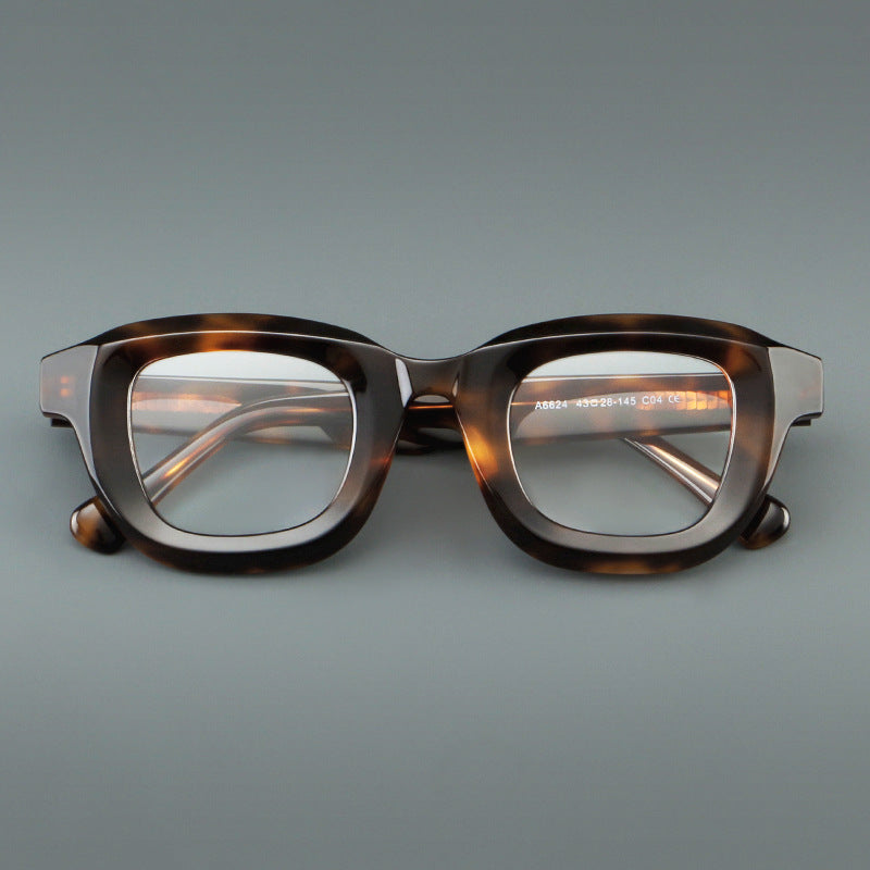CCspace Unisex Full Rim Thick Square Tr 90 Alloy Reading Glasses 3212 — view 2 | CCspace at FuzWeb
