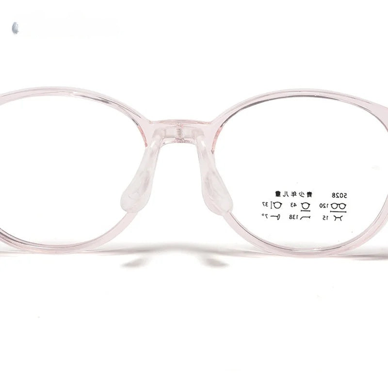 Chashma Unisex Childrens Full Rim Round Tr 90 Titanium Eyeglasses 5028 — view 12 | Chashma at FuzWeb
