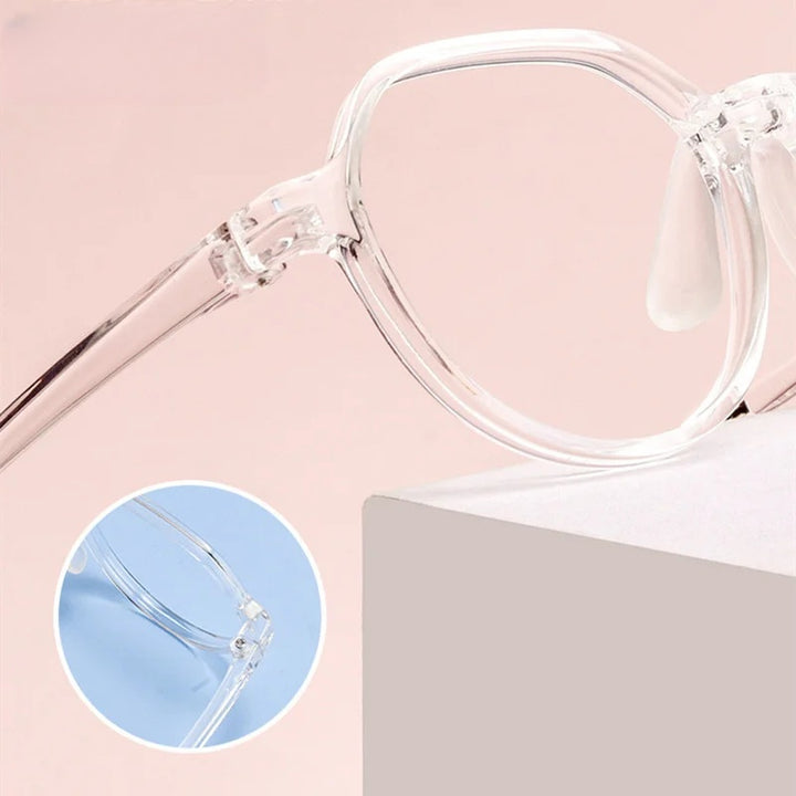 Chashma Unisex Childrens Full Rim Round Tr 90 Titanium Eyeglasses 2602 — view 8 | Chashma at FuzWeb