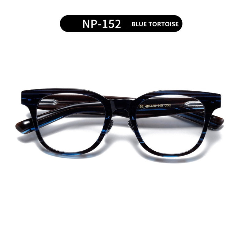 Aimee Unisex Full Rim Square Titanium Acetate Eyeglasses 14152 — view 9 | Aimee at FuzWeb
