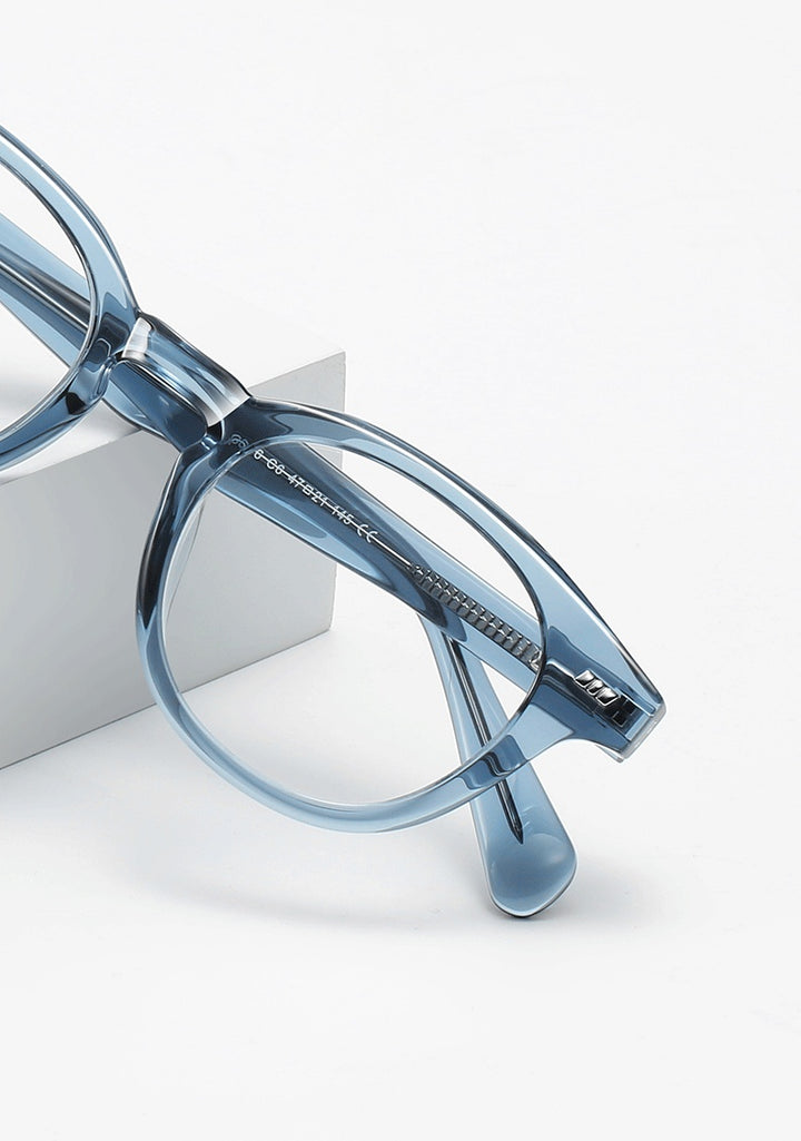 Chashma Ottica Unisex Full Rim Round Tr 90 Alloy Eyeglasses 774106 FuzWeb