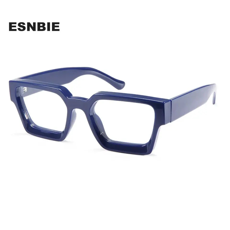Esnbie 220036 Unisex Full Rim Polygon Square Tr 90 Titanium Frames Esnbie