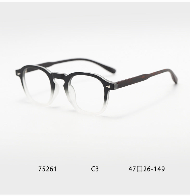 Kocolior Unisex Full Rim Square Tr 90 Alloy Photochromic Reading Glasses 75261.