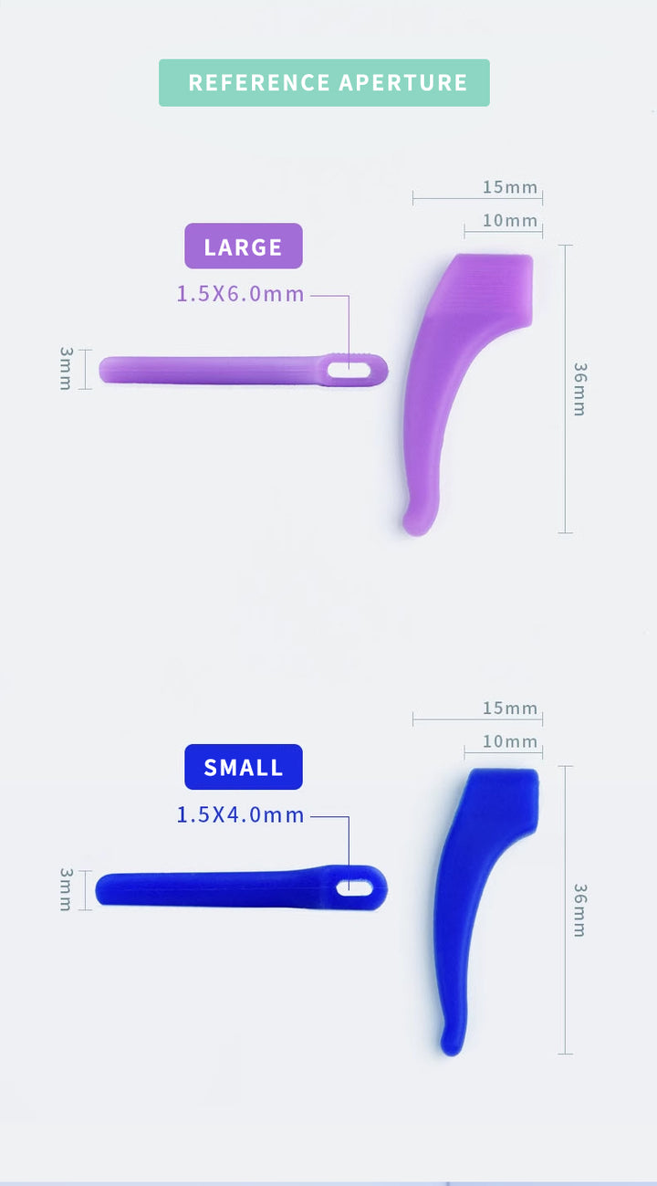 Secg Unisex Anti Slip Silicone Temple Ear Accessories 1036 — view 5 | Secg at FuzWeb