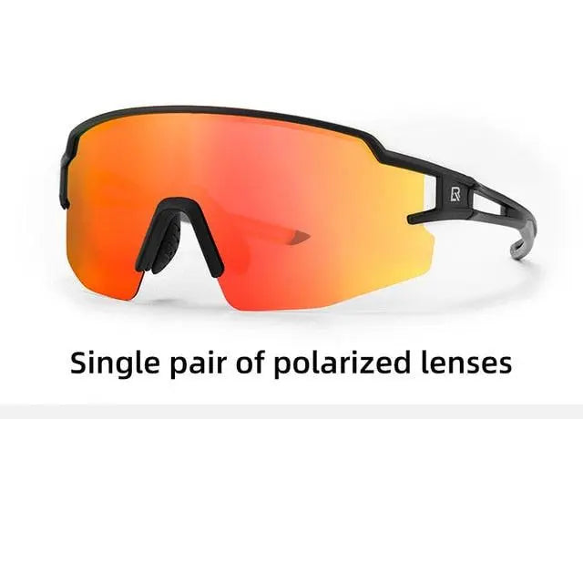 Rockbros Unisex Full Rim Rectangle Acetate Polarized Cycling Sunglasses 1000.