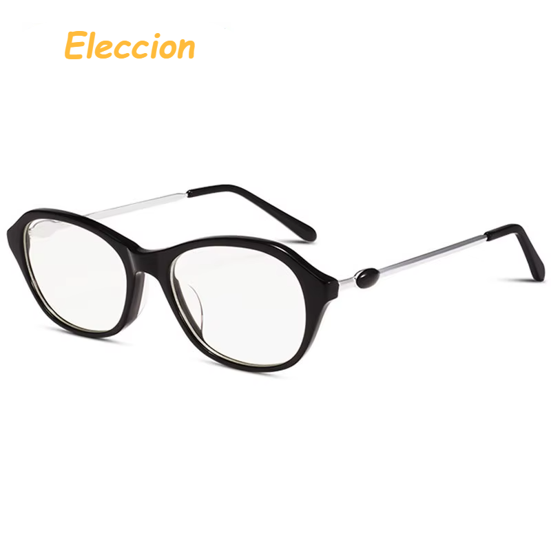 Eleccion Unisex Full Rim Oval Square Acetate Eyeglasses 794020