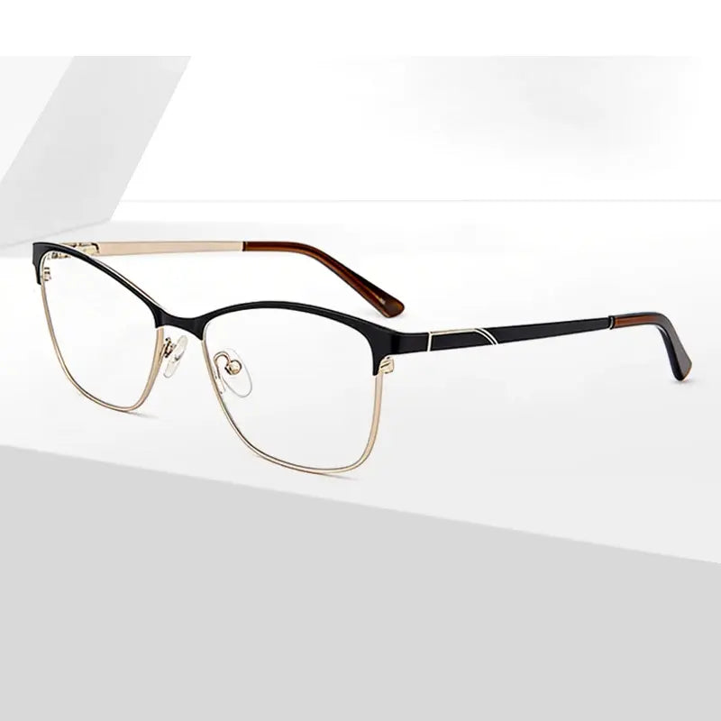 Kansept Women's Semi Rim Square Acetate Frames 220600 FuzWeb