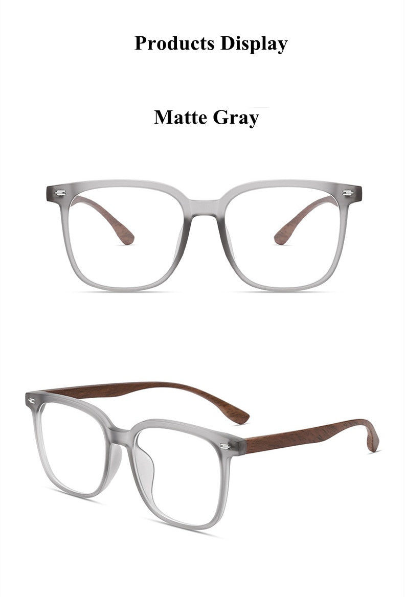 Chashma Ottica Unisex Full Rim Square Tr 90 Titanium Eyeglasses 9056.