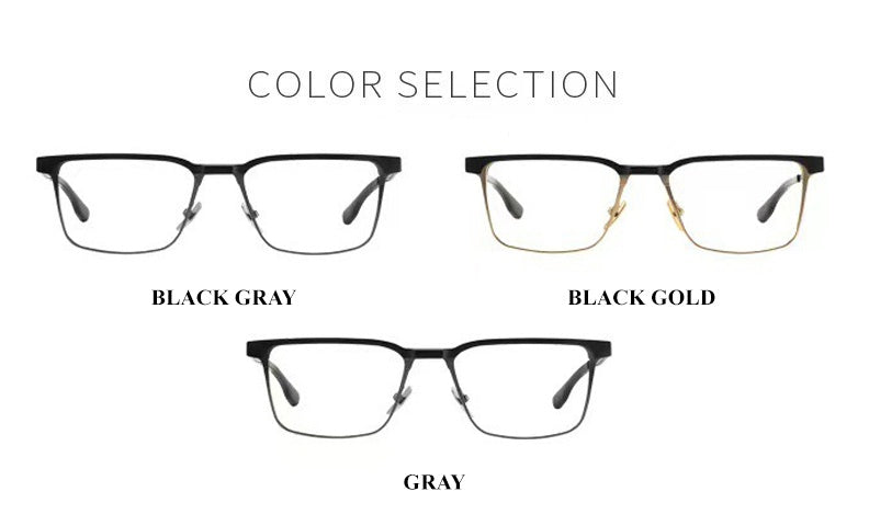 Chashma Mens Full Rim Square Acetate Titanium Eyeglasses 151 — view 2 | Chashma at FuzWeb