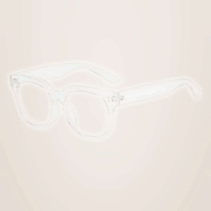 CCspace Unisex Full Rim Square Cat Eye Acetate Reading Glasses 55620 - China / 0 / Clerar