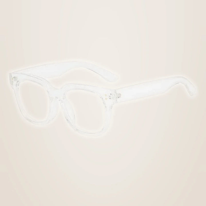 CCspace Unisex Full Rim Square Cat Eye Acetate Reading Glasses 55620 - China / 0 / Clerar