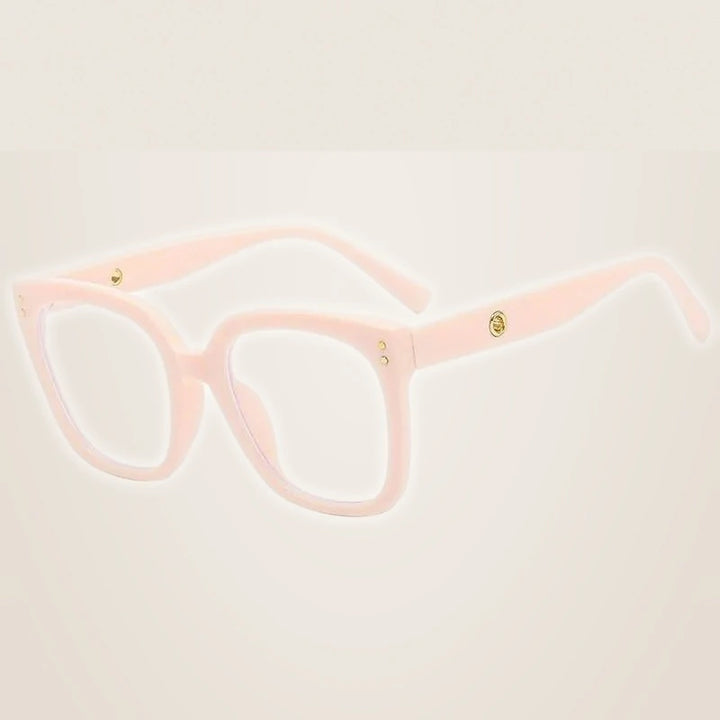 CCspace Unisex Full Rim Square Cat Eye Acetate Eyeglasses 55503 - China / YellowWhite
