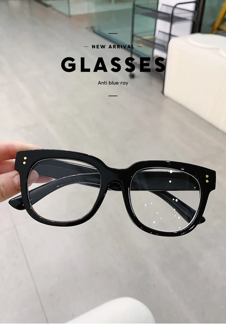 CCspace Unisex Full Rim Square Cat Eye Acetate Reading Glasses 55620 - Size Chart
