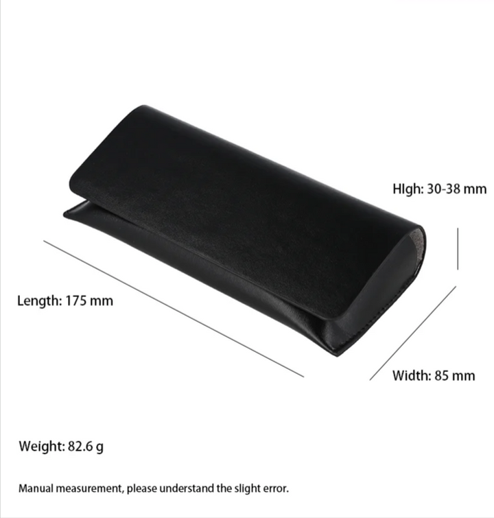 CCSpace Unisex Large PU Leather Eyeglasses Case 51105