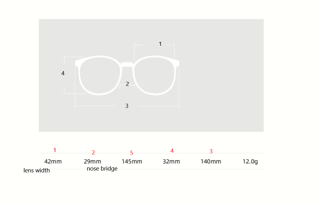 CCspace Unisex Semi Rim Flat Top Round Titanium Eyeglasses 57156 Semi Rim CCspace   