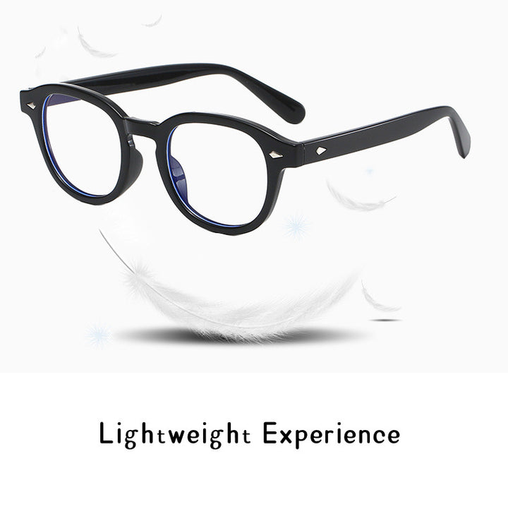 Kocolior Unisex Full Rim Oval Acetate Hyperopic Reading Glasses 3019 — view 11 | Kocolior at FuzWeb