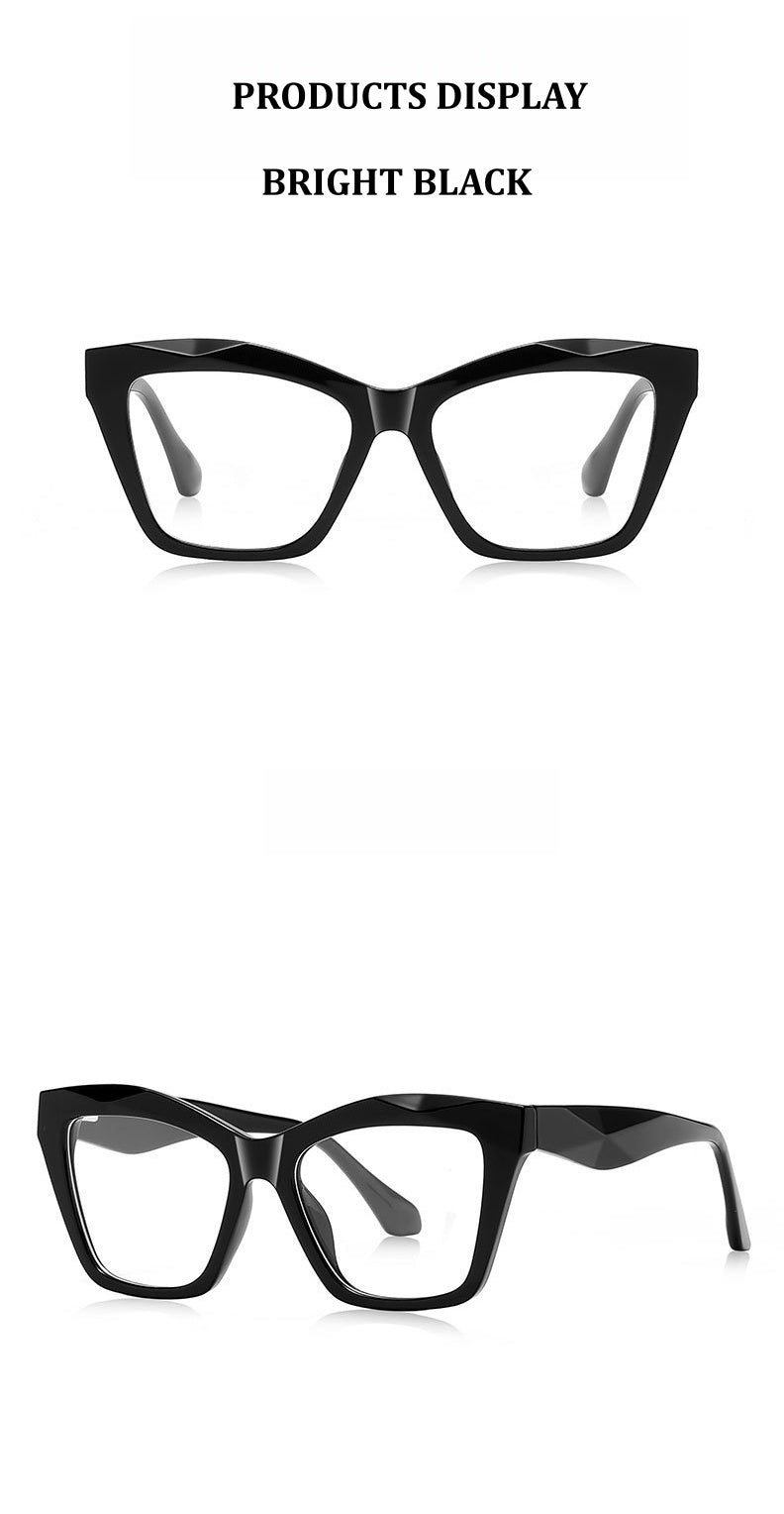 Chashma Ochki Womens Full Rim Square Cat Eye Tr 90 Eyeglasses 881081 — view 2 | Chashma Ochki at FuzWeb