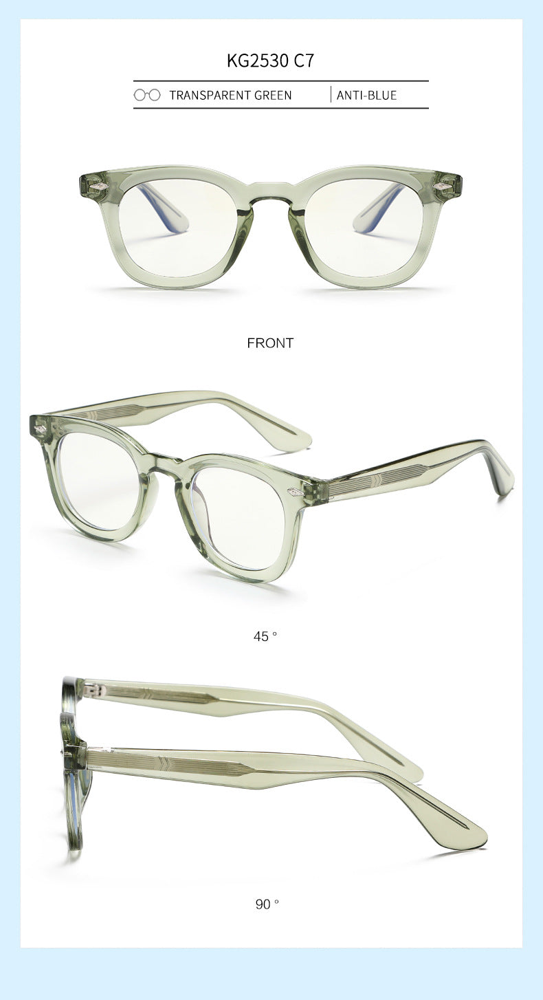 Kocolior Unisex Full Rim Square Tr 90 Alloy Photochromic Reading Glasses 682530.