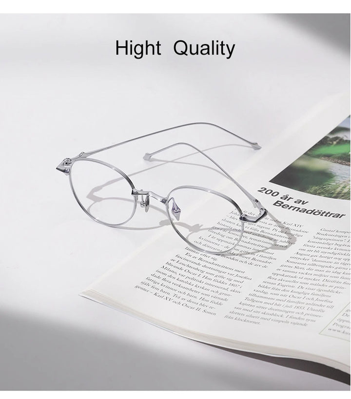 Krasivyy Unisex Full Rim Square Titanium Eyeglasses 14618 — view 3 | Krasivyy at FuzWeb