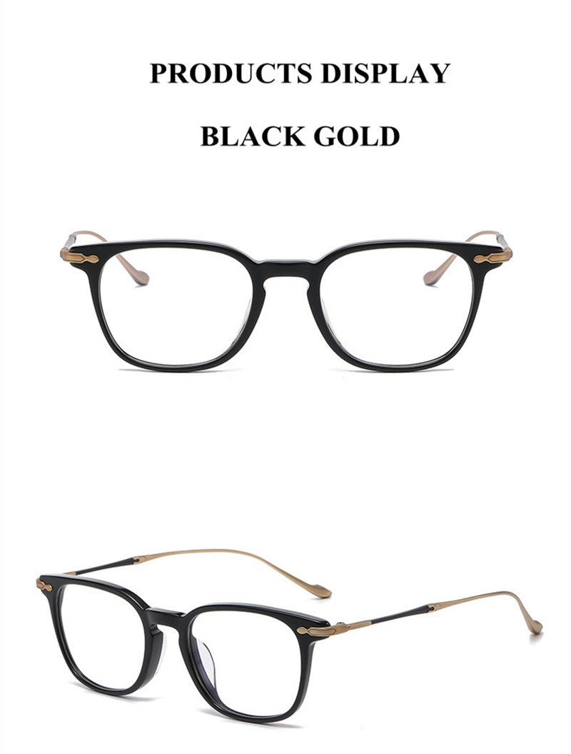 Chashma Ottica Unisex Full Rim Square Acetate Titanium Eyeglasses 695888 — view 2 | Chashma Ottica at FuzWeb