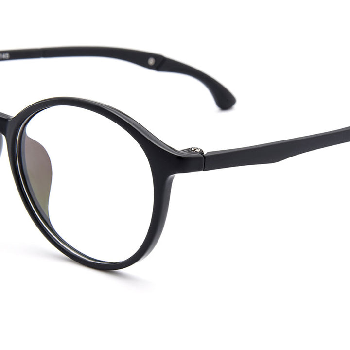 Gmei Unisex Eyeglasses Ultra-Light Tr90 Plastic Round M6065.