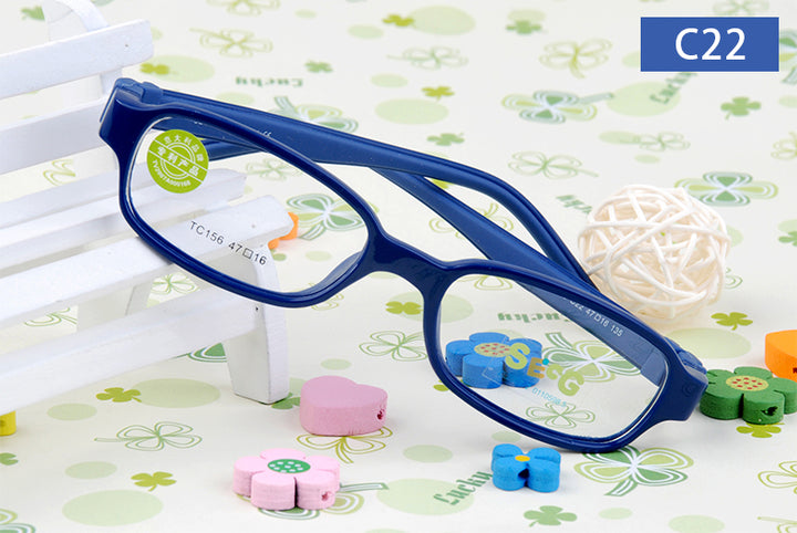 Secg Unisex Childrens Full Rim Square Tr 90 Silicone Eyeglasses 20156 — view 5 | Secg at FuzWeb
