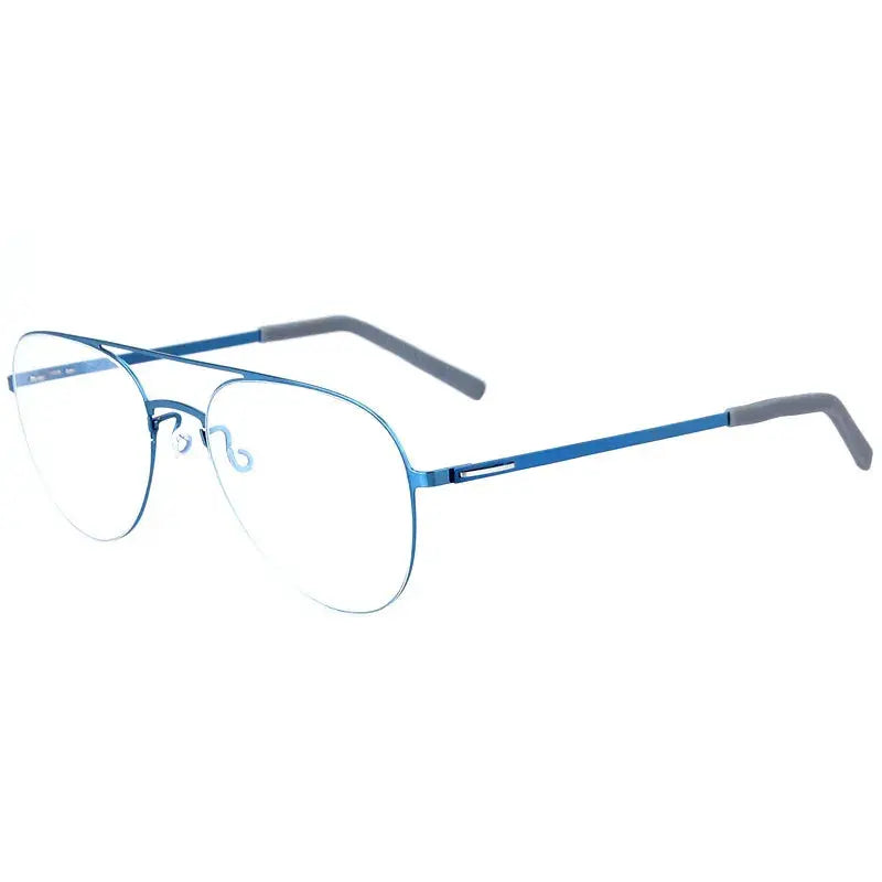 Aimee Womens Full Rim Oval Screwless Titanium Eyeglasses 99805 — view 1 | Aimee at FuzWeb